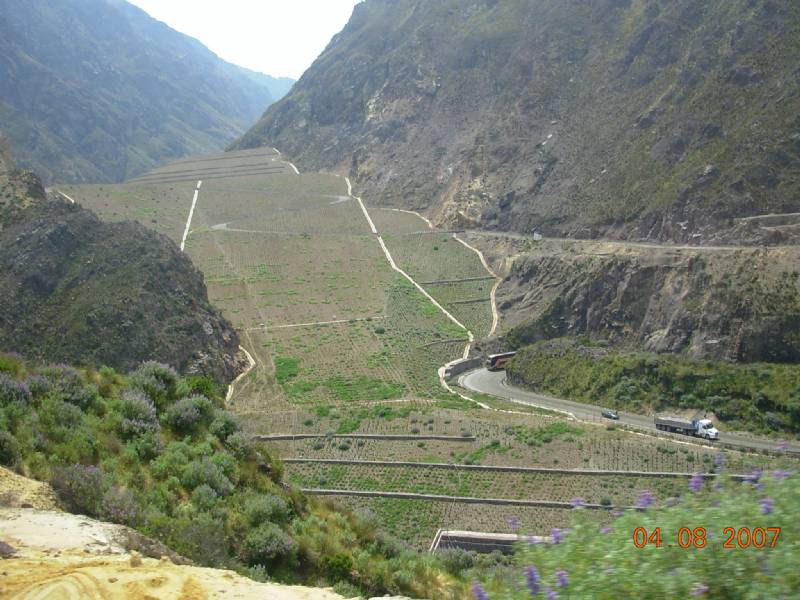 Foto: Andenes en el Valle del Mantaro