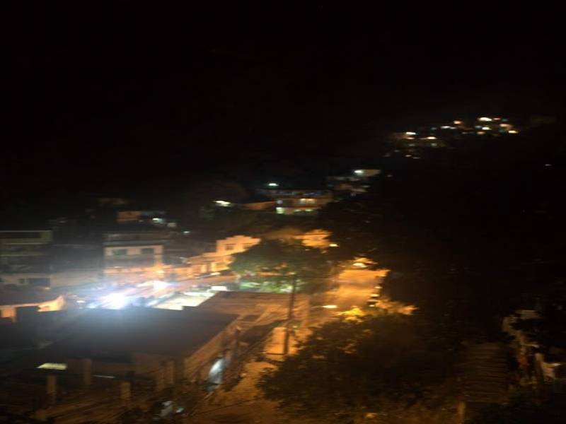 Foto: favela de Noche