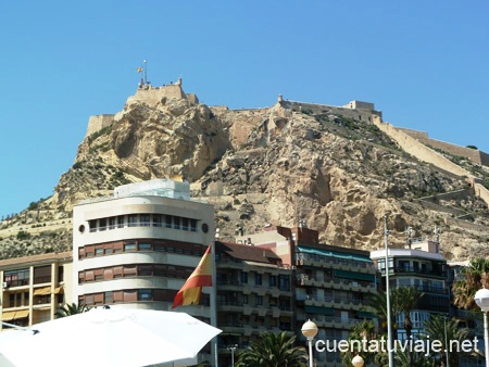 El Castillo desde el Puerto, Alacant.