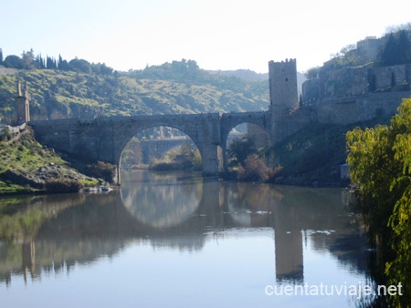 El Río Tajo, a su paso por Toledo (Castilla-La Mancha)
