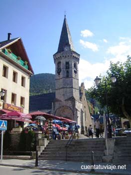 Iglesia de Sant Miquèu. Vielha, Val d´Aran.